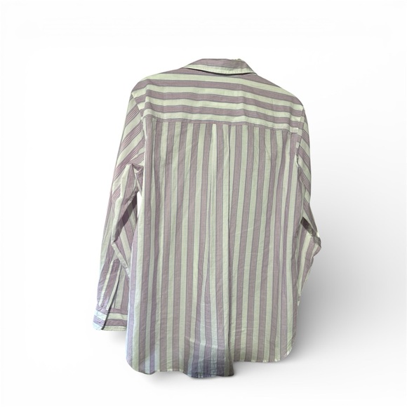 Frank & Eileen Joedy Striped Button-Up Shirt Size XS - Picture 2 of 4
